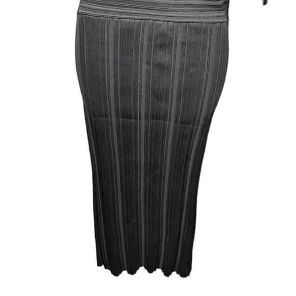 Zara NWT Asymmetrical Textured Dress Sz M - Picture 6 of 10